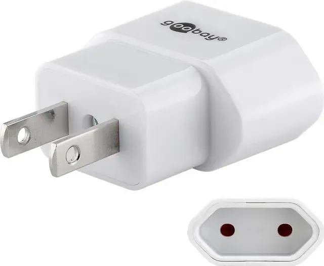 Goobay reseadapter Europlug till USA/Japan, vit