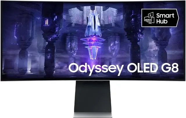 Samsung Odyssey G8 S34BG850S 34" välvd OLED-bildskärm