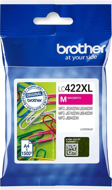 Brother Bläck Magenta XL 1500 Sidor