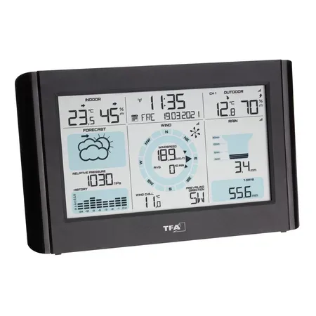 TFA-Dostmann 35.1161.01 termometer, inomhus/utomhus