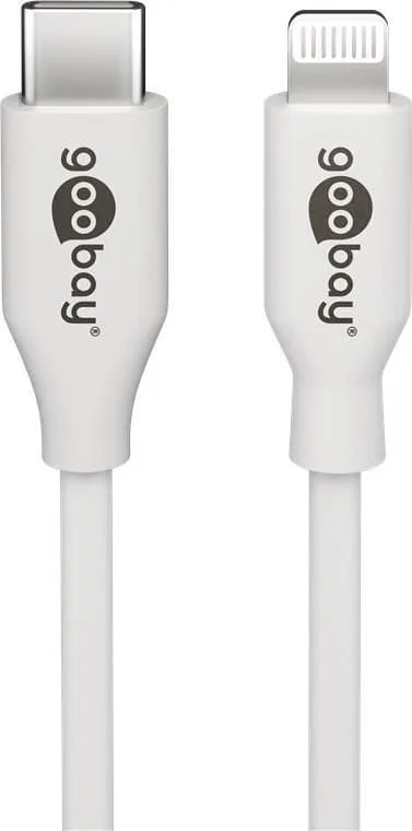 Goobay Lightning till USB-C laddnings- och synkroniseringskabel