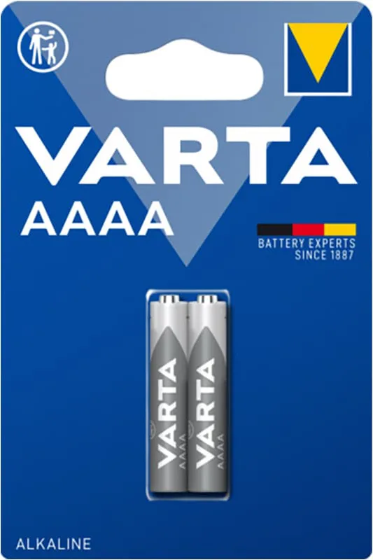 Varta LR61/AAAA (Mini) (4061) batteri, 2 st. blister alkaliskt manganbatteri, 1,5 V