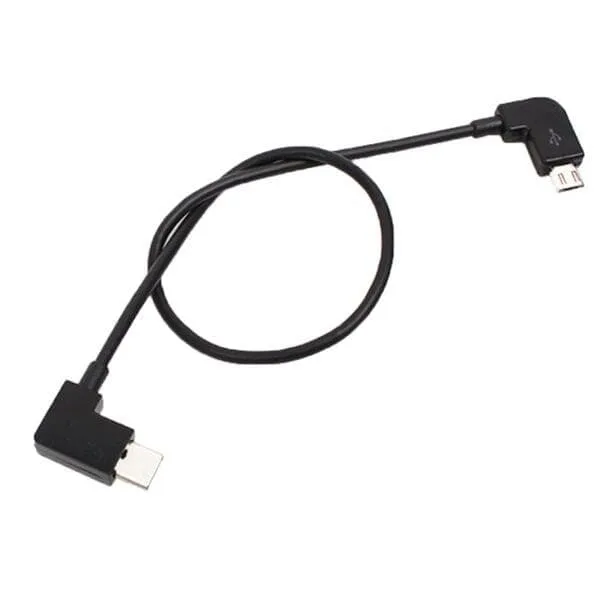 Micro-USB till USB-C-kabel för DJI Mavic Pro & Spark fjärrkontroll