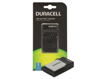 Duracell Ladegerät med USB-kabel för DR9925/LP-E5