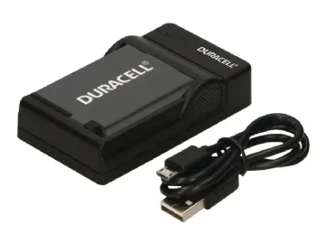 Duracell DRC5913, USB, Batteriladdare för inomhusbruk, Canon NB-12L, Svart, 5 V, 5 V