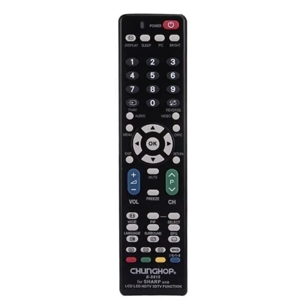 Universal fjärrkontroll för Sharp LCD-, LED- och plasma-TV