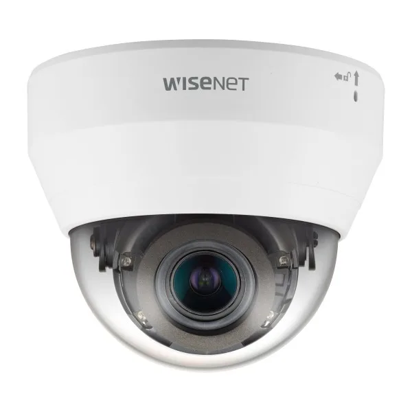 Hanwha QND-7082R bevakningskameror Kupol-formad IP-säkerhetskamera inomhus 2560 x 1440 pixlar Innertak/vägg