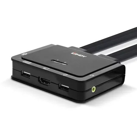 Lindy 42347 KVM-switch svart