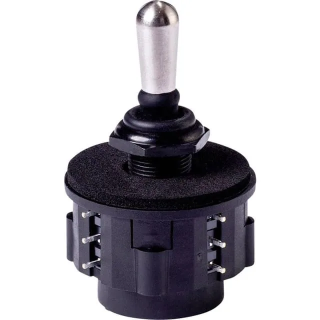 Joystick 125 V/AC Rak spak Lödning IP67 APEM NZAA1135 1