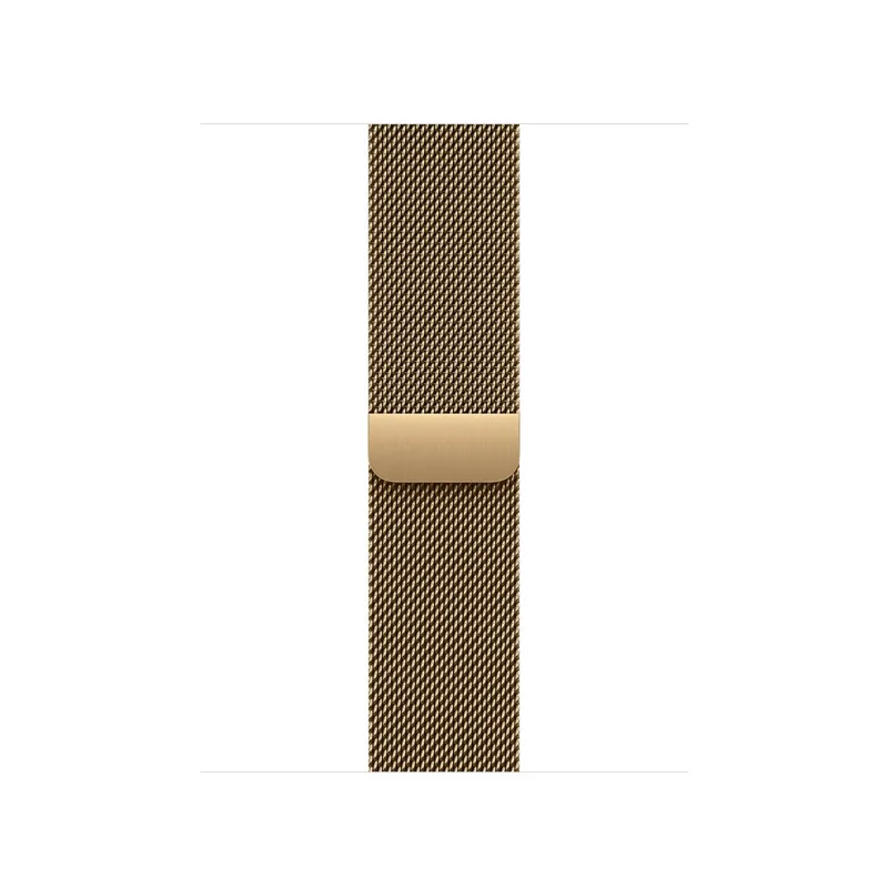 Apple Watch 42 mm Milanesisk loop, skinande guld