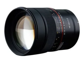 Samyang MF 85 mm f/1.4 teleobjektiv, Nikon Z
