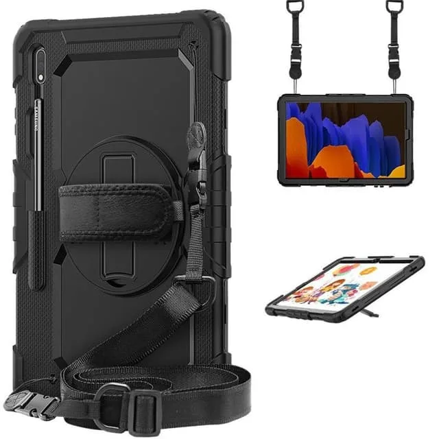 CaseOnline Hybridskal med axelrem Samsung Galaxy Tab S7 Plus