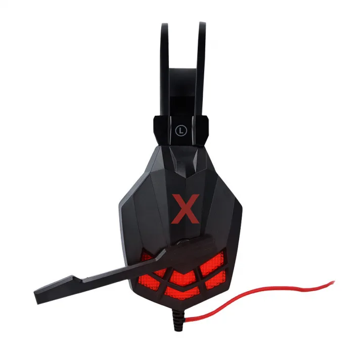 Maxlife Gaming MXGH-200 trådade over-ear hörlurar 3,5 mm svart