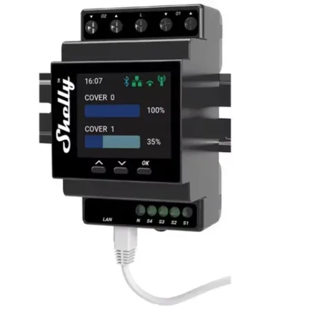 Shelly Pro Dual Cover / Shutter PM, Relay