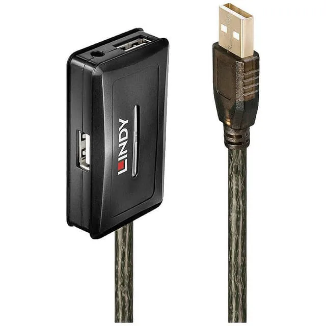 Lindy 42635 interface hub USB 2.0 480 Mbit/s Grå