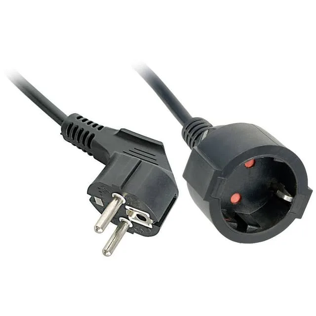 Lindy 30244 stikdåse 3 m 2 AC stikkontakt(er) Indendørs Sort