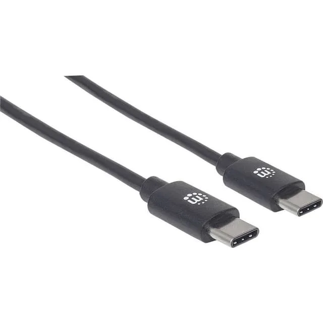 Manhattan 354868 USB-kabel USB 2.0 0,5 m USB C Sort