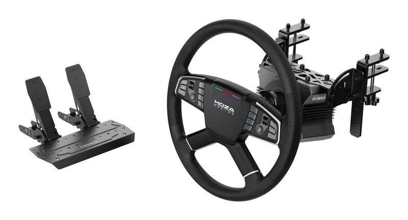 Moza Racing RS071 flyg-/racingsimulatortillbehör Tävlingsratt