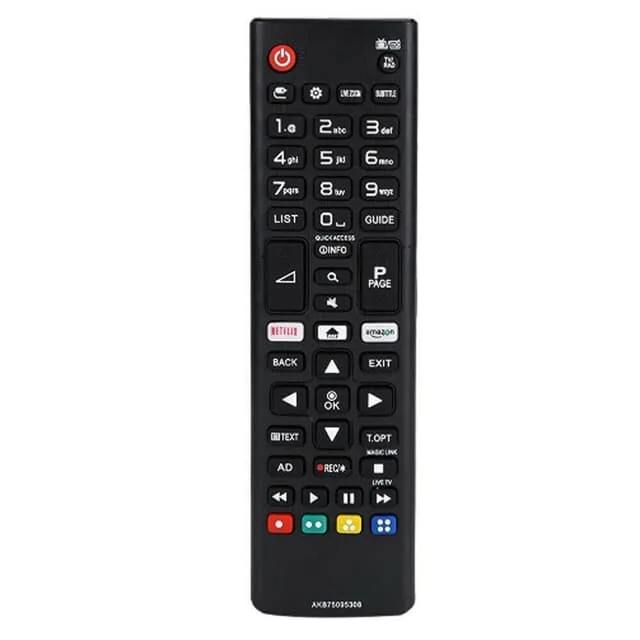MTK AKB75095308 TV-fjärrkontroll, ersättning för LG Smart TV