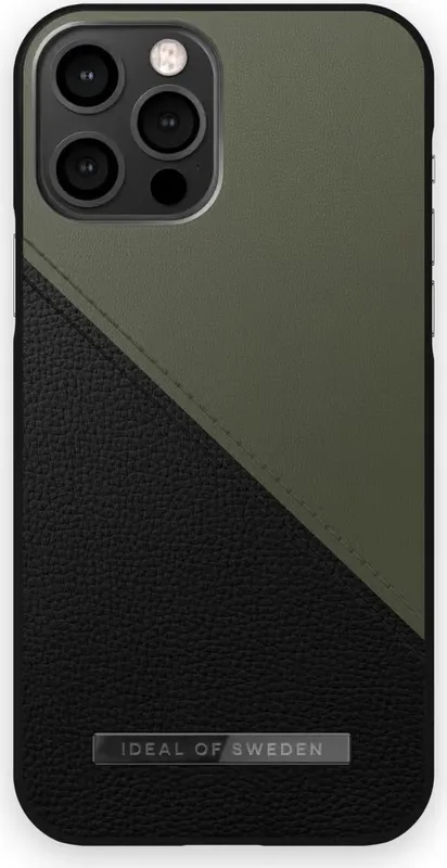 Atelier Case iPhone 12 / 12 Pro Onyx Black Khaki