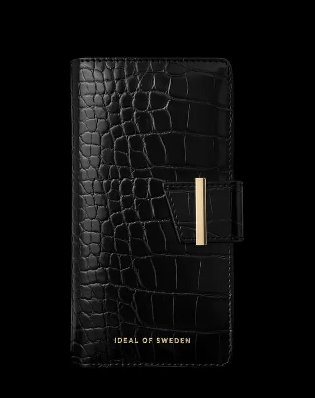 Cora Phone Wallet iPhone 12 Mini Jet Black Croco
