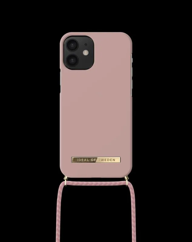 iDeal of Sweden Ordinary Phone Necklace case iPhone 12 Mini Misty Pink