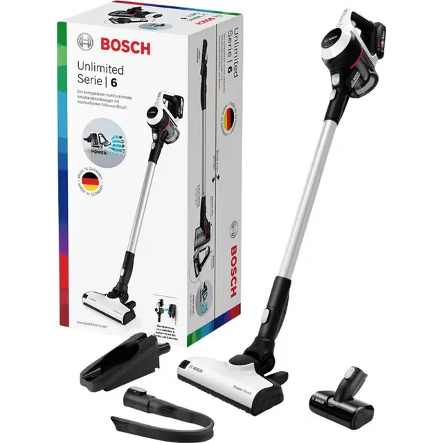 Bosch Unlimited handdammsugare sladdlös, vit
