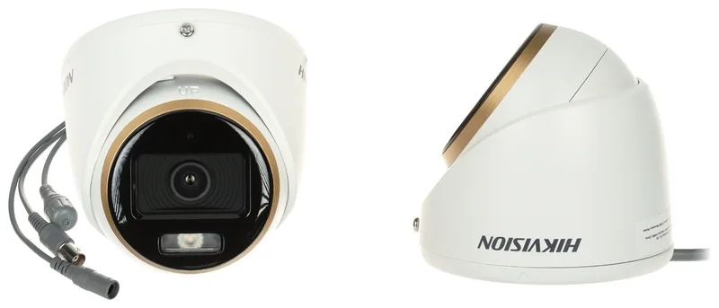 Hikvision DS-2CE70DF3T-LMFS(2.8mm) 2 MP ColorVu Dubbel-ljus Fast Turret Kamera