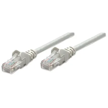 Intellinet Network Patch Cable, Cat6, 7.5m, Grey, CCA, U/UTP, PVC, RJ45, Gold Plated Contacts, Snagl
