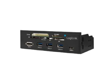 LogiLink UA0341 kortlæser SATA Intern Sort