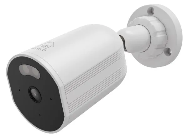 Deltaco Smart Home SH-IPC17 Wi-Fi-kamera, inomhus/utomhus, IP67, 2 MP, vit