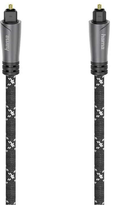 Hama 00205140 lydkabel 3 m Toslink Sort, Grå