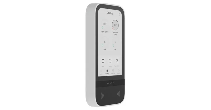 Ajax Systems 58455.148.WH1 Tangentbord TouchScreen Jeweller