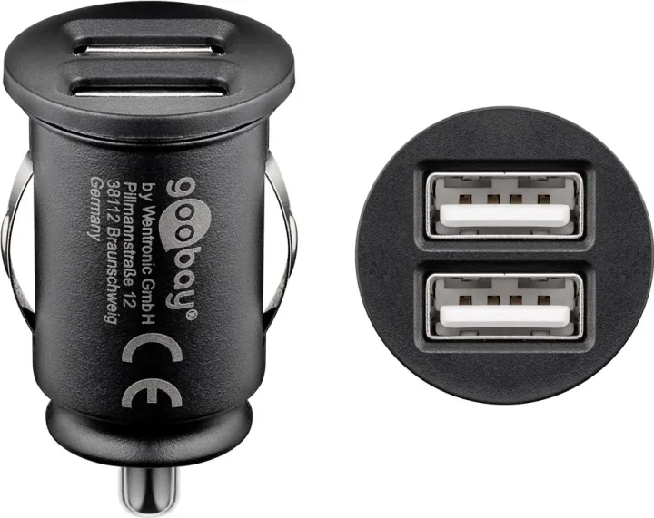 Goobay Dubbel USB-bilsladdare