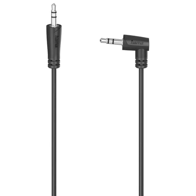 Hama 3.5 mm vinklad AUX-ljudkabel (0.5 m)