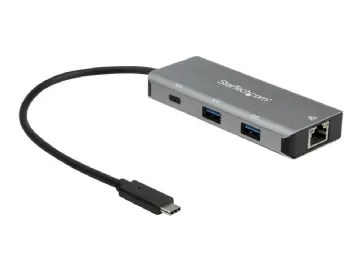 StarTech.com USB C-hubb med 3 portar och Gigabit-Ethernet-RJ45 GbE-port