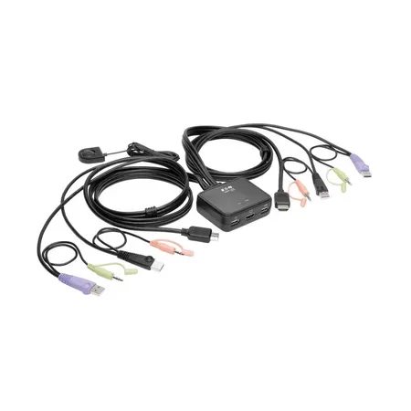 Eaton Tripp Lite series KVM-switch 2 portar USB/HD med ljud och video