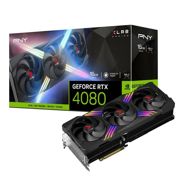 PNY GeForce RTX 4080 XLR8 Gaming VERTO EPIC-X RGB