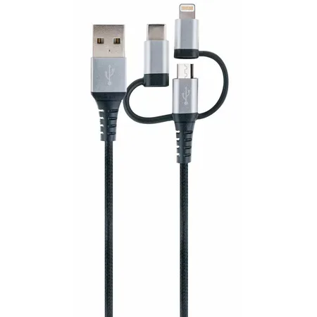 Schwaiger 3-i-1 Universal sync- och laddkabel