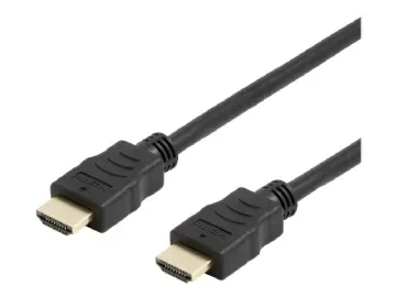DELTACO flexibel HDMI-kabel, 4K UltraHD i 60Hz, 2m, svart