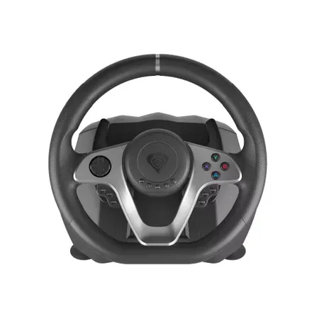 GENESIS Seaborg 400 ratt och pedaler för PC, PlayStation 3, PlayStation 4 och Nintendo Switch, svart och silver