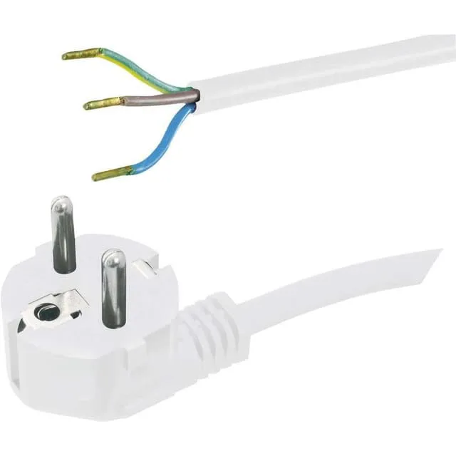 HAWA 1008224 Ström Anslutningskabel Vit 3.00 m