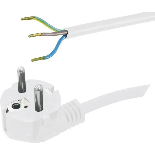 HAWA 1008209 Ström Anslutningskabel Vit 1.50 m
