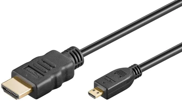 goobay Höghastighets HDMI™-kabel till Micro-HDMI™