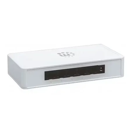 Manhattan 560696 nätverksswitch ohanterad L2 Gigabit Ethernet vit