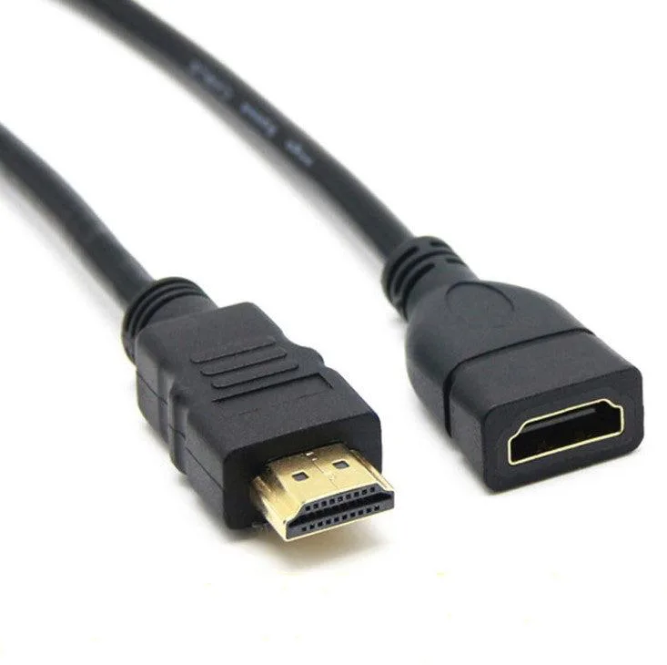 Nördic HDMI förlängningskabel 1m hane till hona