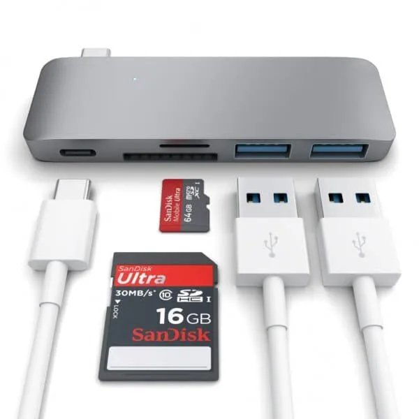 Satechi Type-C Pass-Through USB Hub