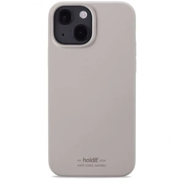 Holdit iPhone 13 Skal Silicone Case Taupe