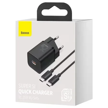 Baseus TZCCSUP-L01 snabbladdare till smartphone, svart