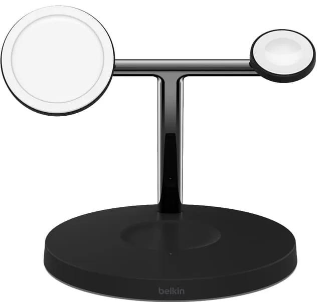 Belkin Drahtloses 3-i-1-Ladegerät mit MagSafe 15W